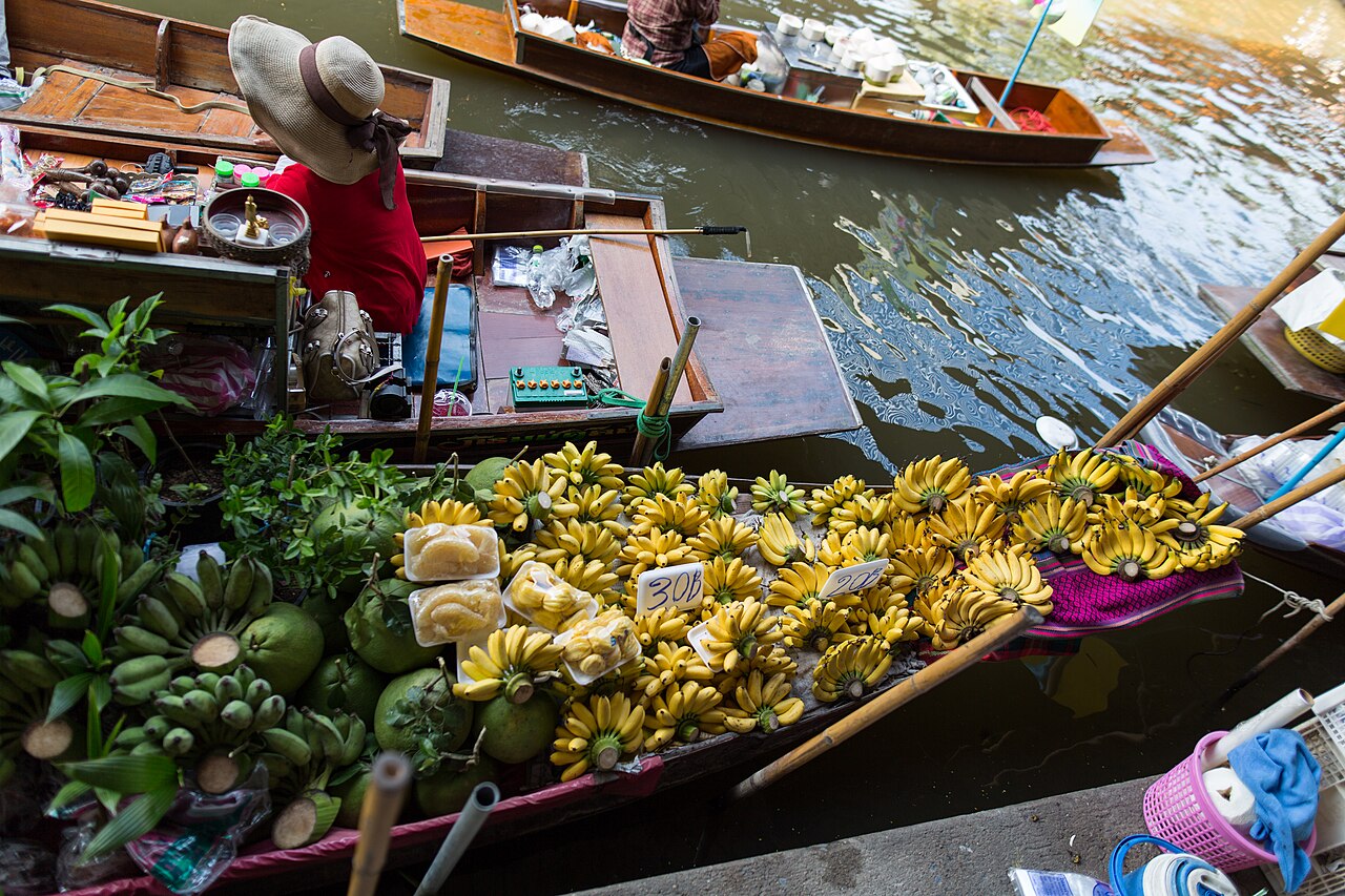 Mercado flotante de Damnoen Saduak